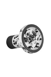 Чаша Tiaga Drops White Black
