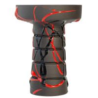 Чаша для Кальяна Gusto Bowls Harmony Glaze Red/Black