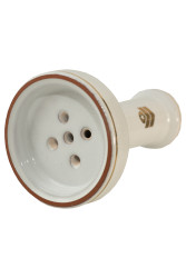Чаша для Кальяна Mig Hookah Royal Glaze Duplex White