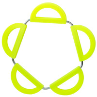 Килимок під колбу розкладний Yellow