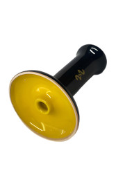 Чаша для Кальяну 2х2 Bomb Phunnel Glaze Yellow (глянець)