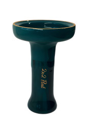 Чаша для Кальяну 2х2 Flat Emerald Green
