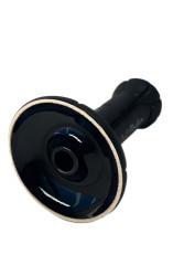 Чаша для Кальяну 2х2 Medium Spiral Black Glaze