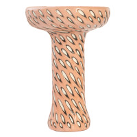 Чаша для Кальяну ETNA Phunnel Cut Glaze Coral
