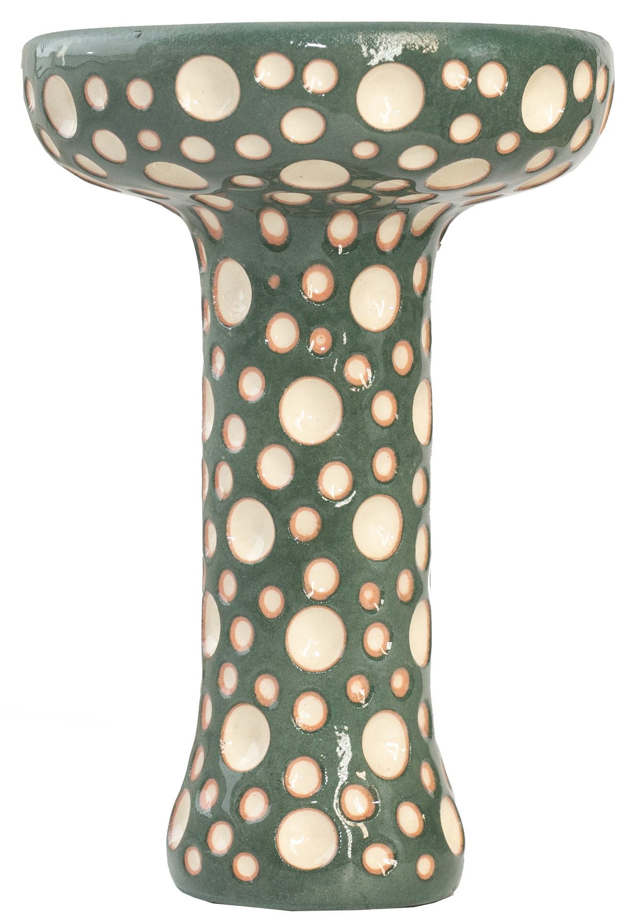 Чаша для Кальяну ETNA Phunnel Dot Glaze Dark Green