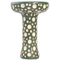 Чаша для Кальяну ETNA Phunnel Dot Glaze Dark Green