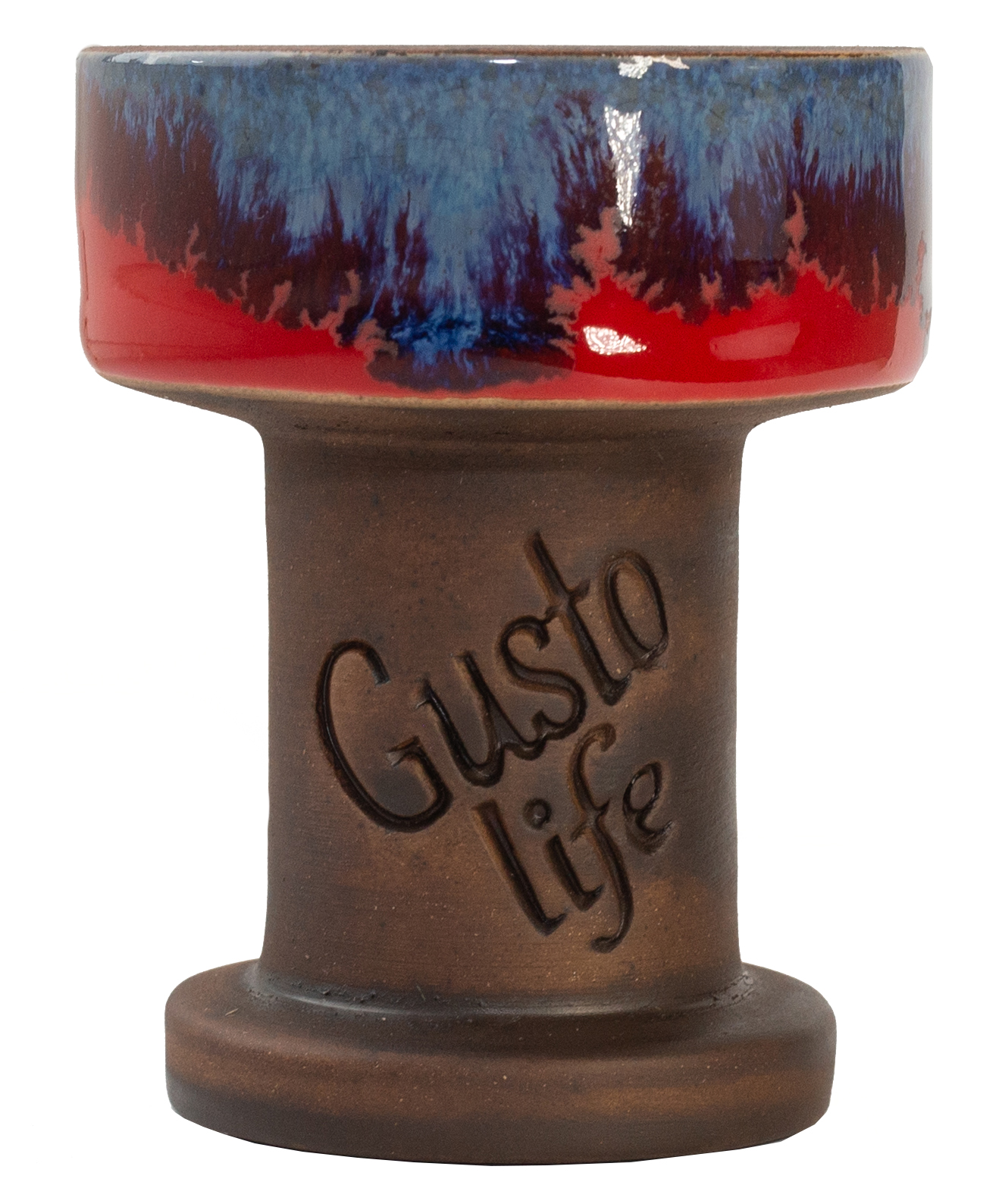 Чаша для Кальяна Gusto Bowls Rook Glaze Red/Blue
