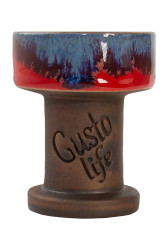 Чаша для Кальяну Gusto Bowls Rook Glaze Red/Blue
