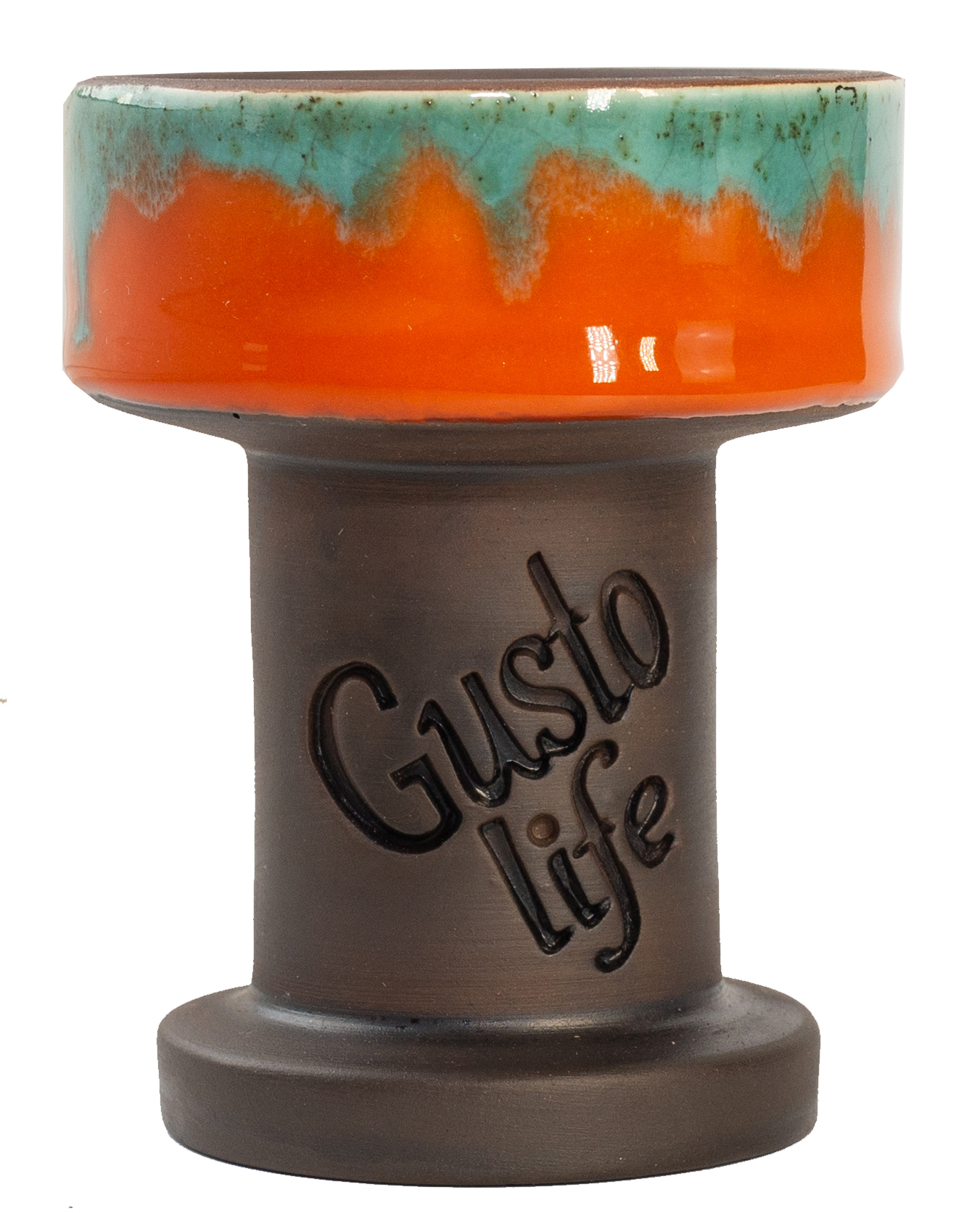 Чаша для Кальяна Gusto Bowls Rook Glaze Orange/Green