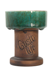 Чаша для Кальяну Gusto Bowls Rook Glaze Green