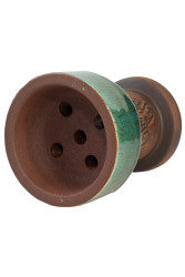 Чаша для Кальяну Gusto Bowls Rook Glaze Green
