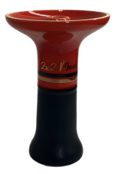 Чаша для Кальяну 2х2 Bomb Phunnel Black/Red