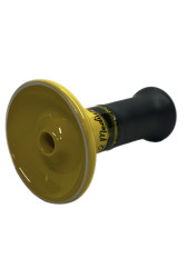 Чаша для Кальяну 2х2 Bomb Phunnel Glaze Graphite Yellow