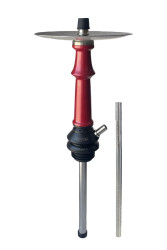 Кальян Khmara Vector Prime Red (Silver plate. red hose)