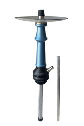 Кальян Khmara Vector Prime Blue (Silver plate. black hose)