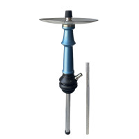 Кальян Khmara Vector Prime Blue (Silver plate. black hose)