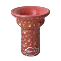 Чаша для кальяну Khmara Tulipa-D Red Bubble Orange