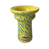 Чаша для кальяну Khmara Tulipa-D Yellow Beam Blue