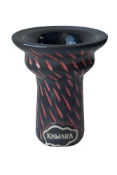 Чаша для кальяну Khmara Tulipa-D Black Beam Red