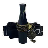 Персональный Мундштук для Кальяну Glow Spire Black Green