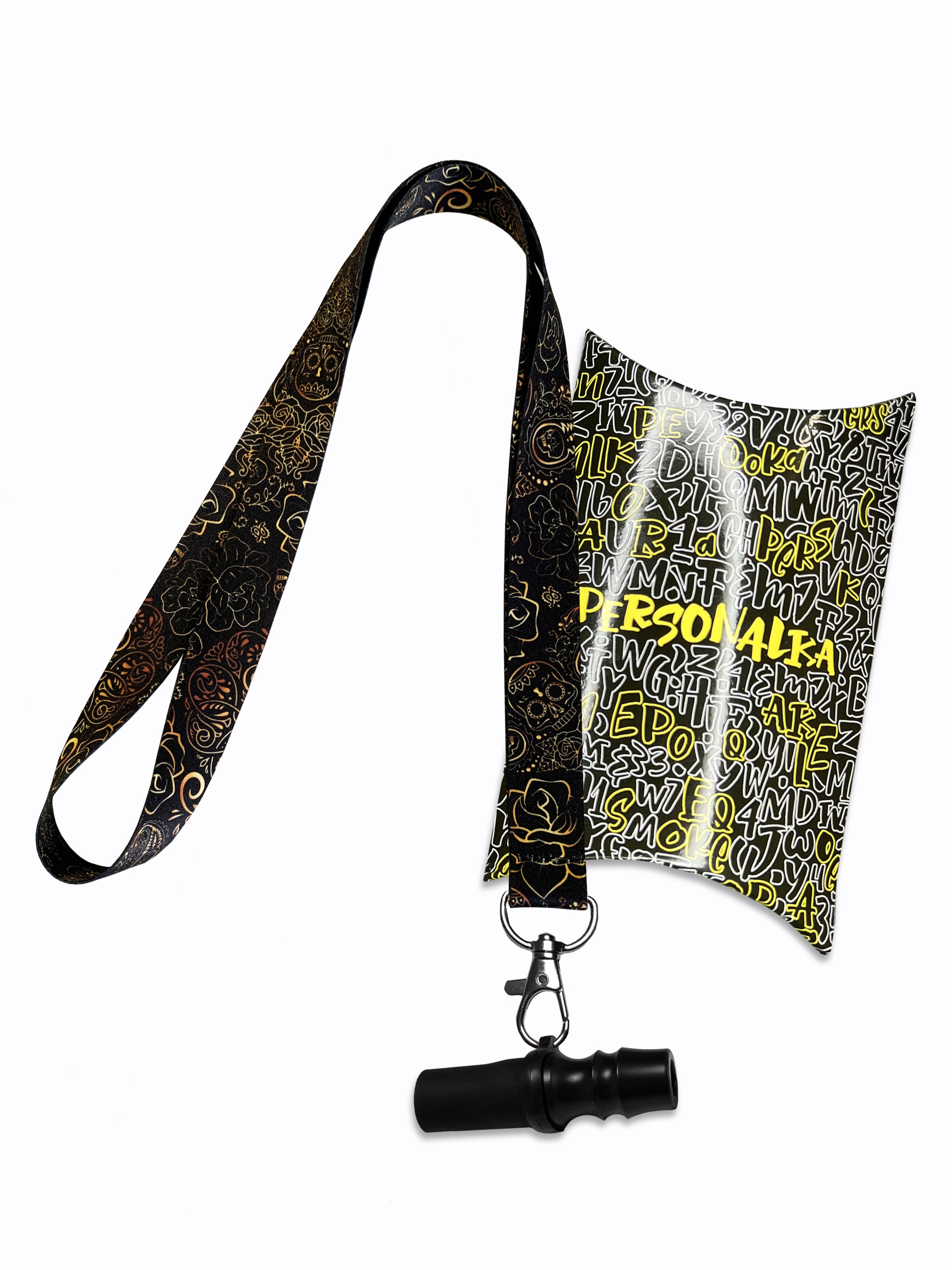 Персональний мундштук для Кальяну PERSONALKA Poly Ornament Gold