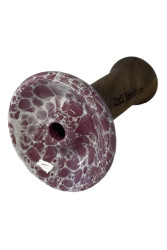 Чаша для Кальяну 2х2 Medium Marble Purple
