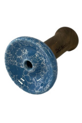 Чаша для Кальяну 2х2 Medium Marble Blue