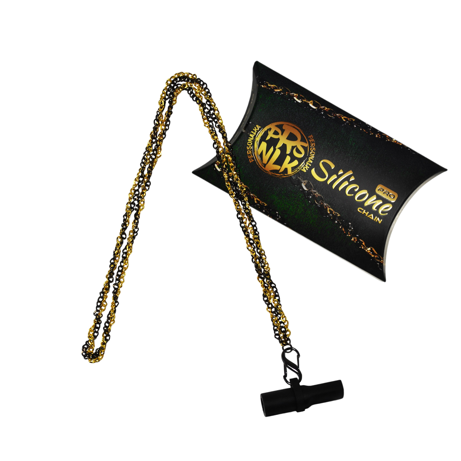 Персональний мундштук для Кальяну Personalka Pro Chain Black Gold