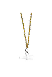Персональный мундштук для Кальяна Personalka Pro Chain Gold Silver