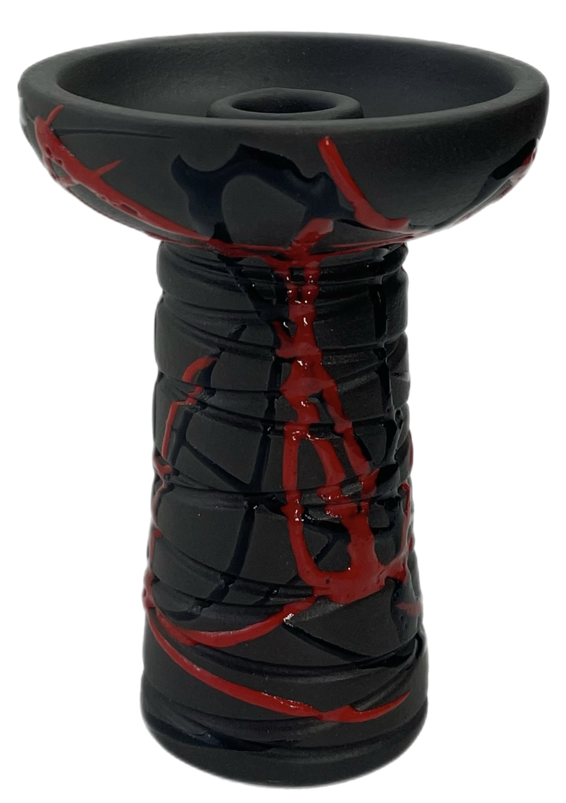 Чаша для Кальяну Gusto Bowls Classic Phunnel Glaze Red/Black