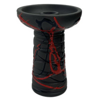 Чаша для Кальяна Gusto Bowls Classic Phunnel Glaze Red/Black