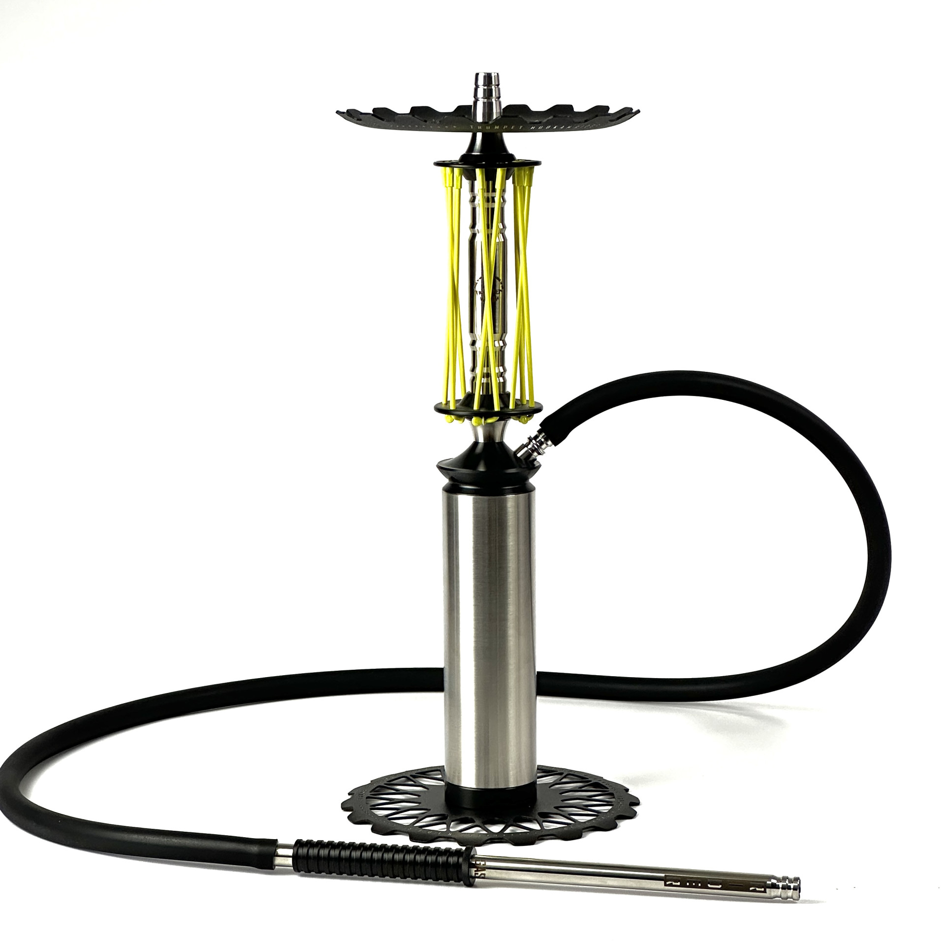 Кальян Trumpet Hookah Rider Full (з металевою колбою) Yellow