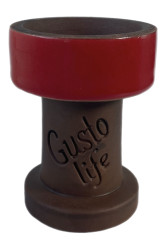 Чаша для Кальяну Gusto Bowls Rook Glaze Red