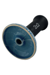 Чаша для Кальяну 2х2 Medium Blue/Black