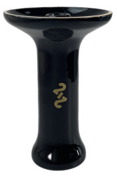 Чаша для Кальяну 2х2 Bomb Glaze Phunnel Black (глянець)