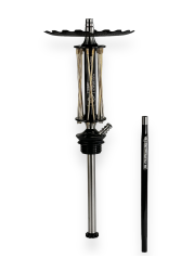 Кальян Trumpet Hookah Rider W40 Золото-Чорний