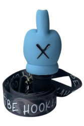 Персональний Мундштук для Кальяна Vibe Hookah F*ck Light Blue