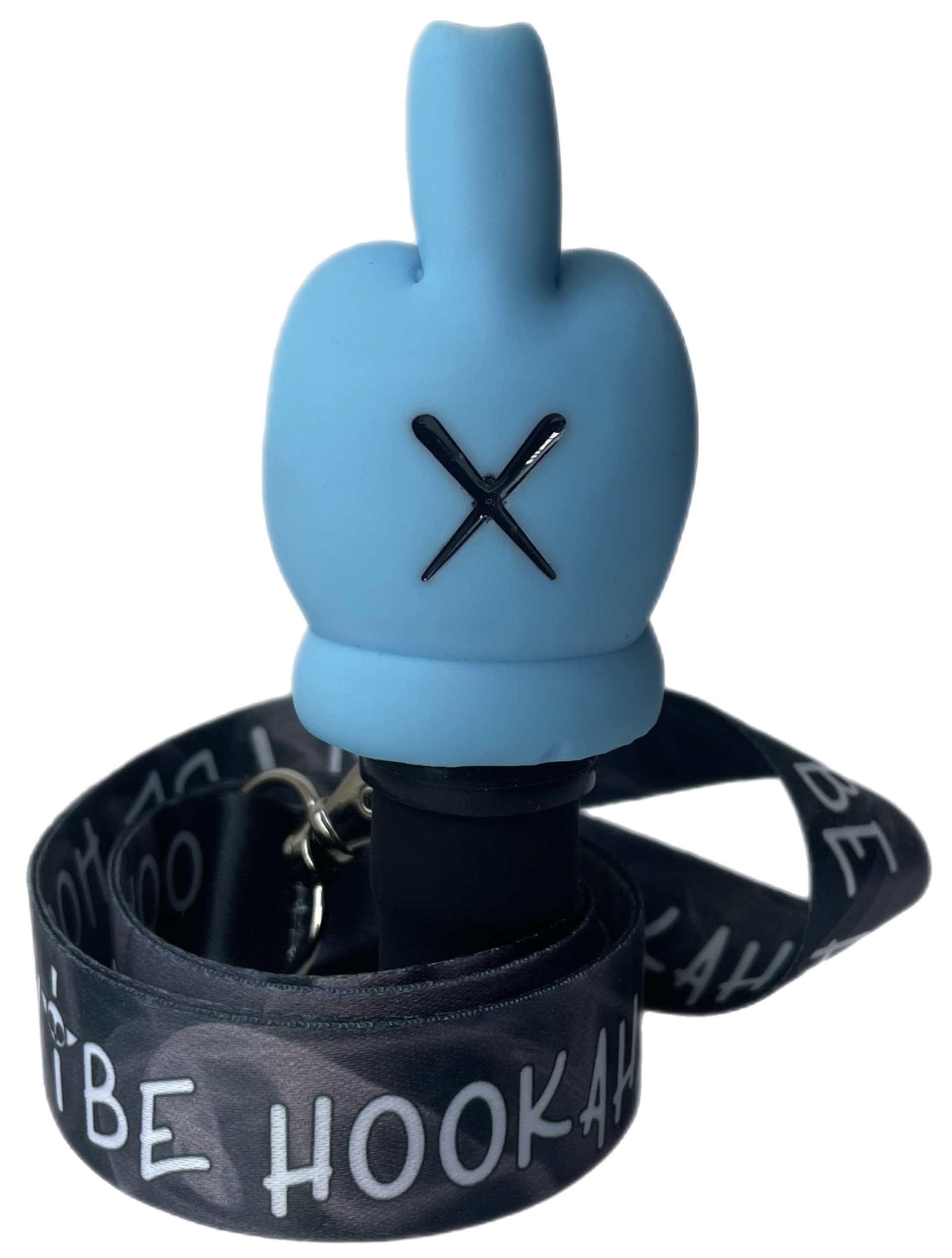 Персональний Мундштук для Кальяну Vibe Hookah F*ck Light Blue