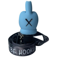 Персональний Мундштук для Кальяну Vibe Hookah F*ck Light Blue