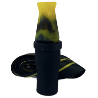 Персональний мундштук для Кальяну VantaBlack Tornado Yellow