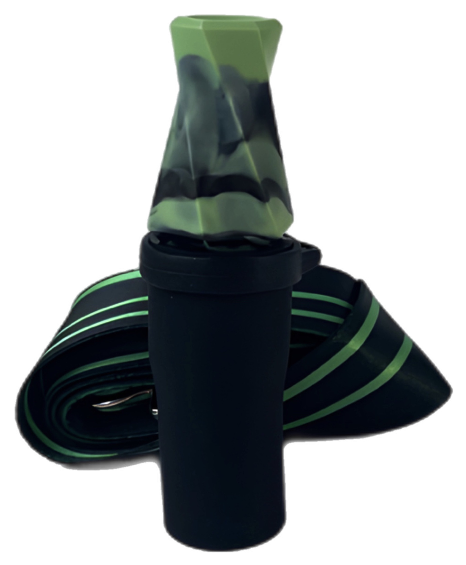 Персональний мундштук для Кальяну VantaBlack Tornado Green