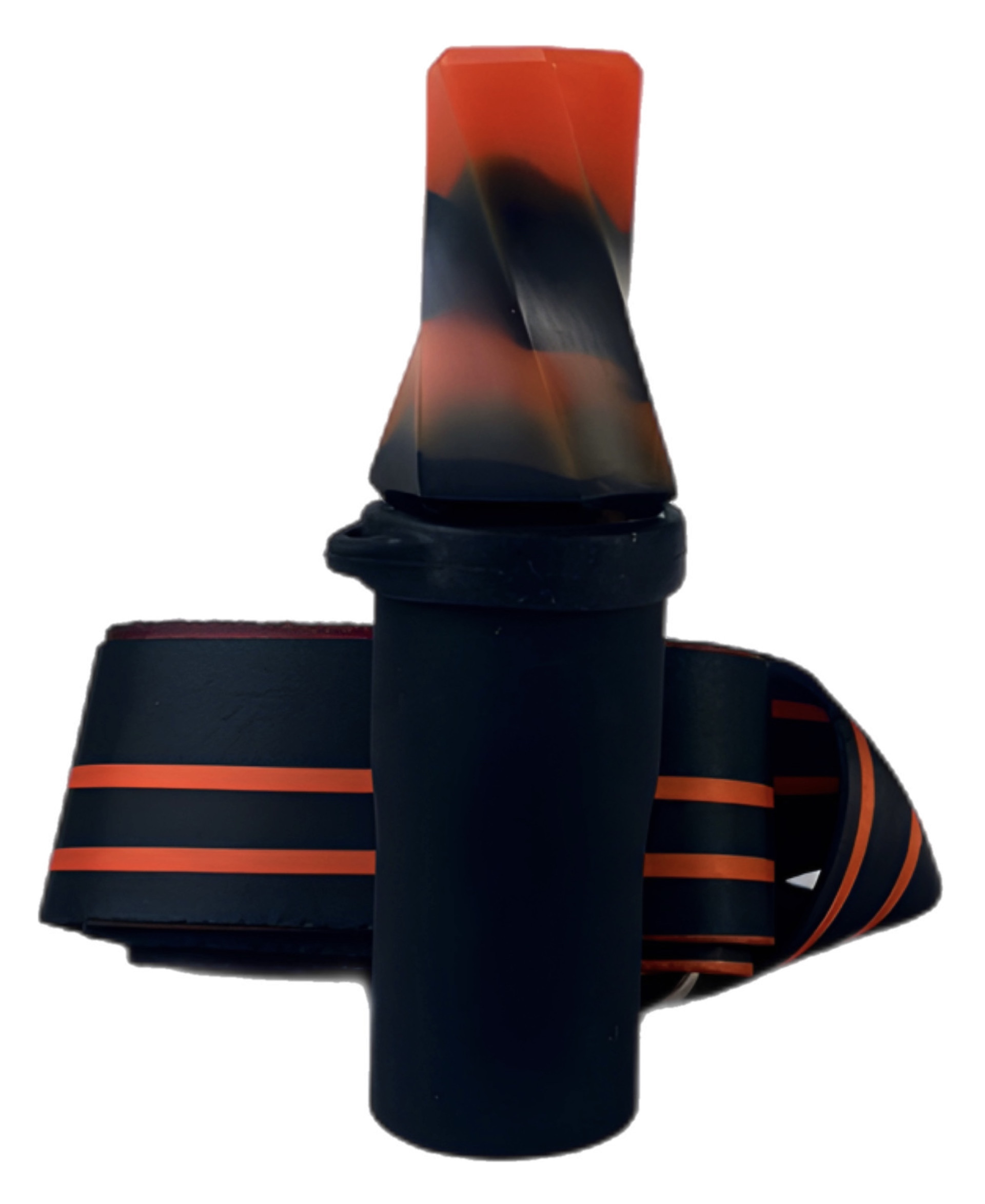 Персональний мундштук для Кальяну VantaBlack Tornado Orange
