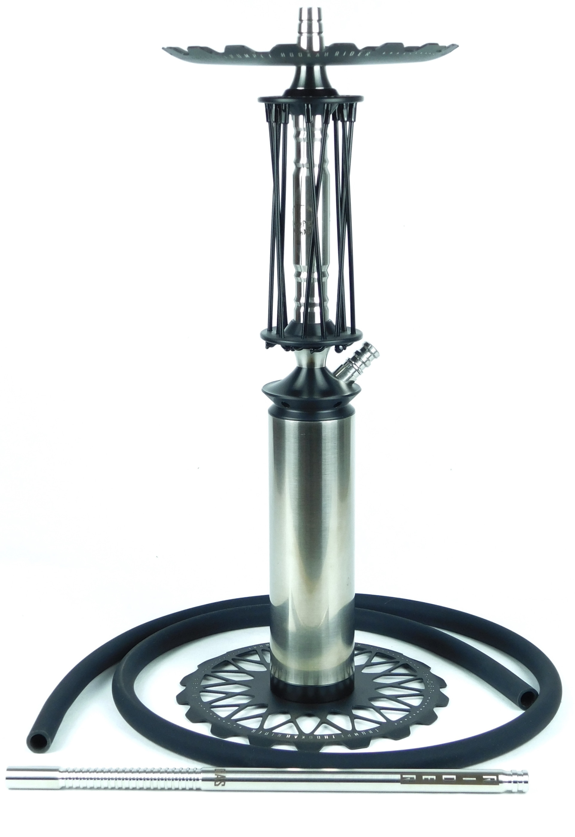 Кальян Trumpet Hookah Rider Full (з металевою колбою) Black