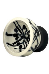 Чаша для кальяна Sweet Bowls Ring Glaze White