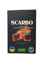 Вугілля Scarbo 1кг 25-й кубик в Упаковці