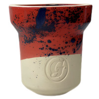 Чаша для Кальяна GrynBowls Accent Glaze Красная с синим