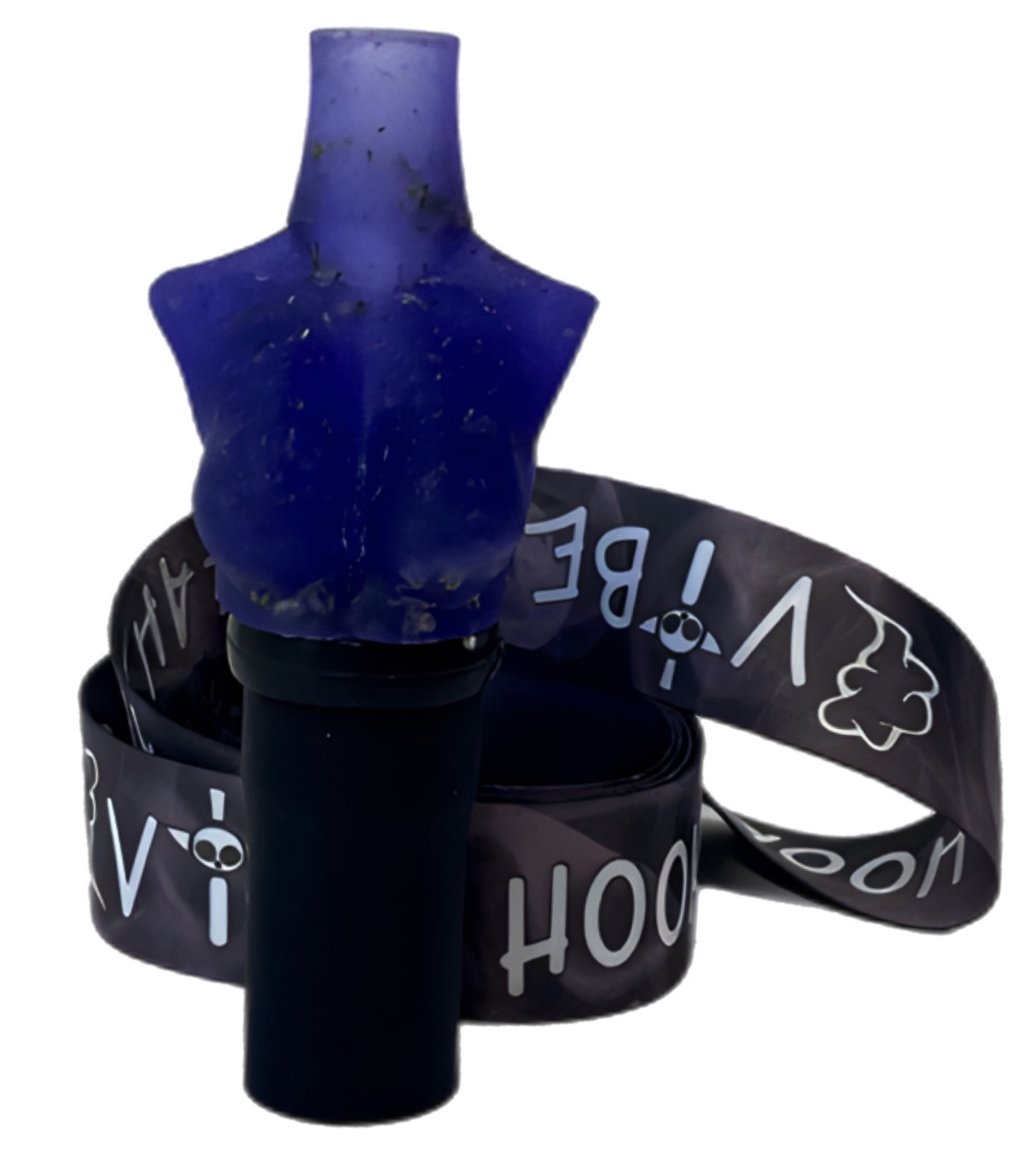 Персональний Мундштук для Кальяну Vibe Hookah Flower Tit`s Синій