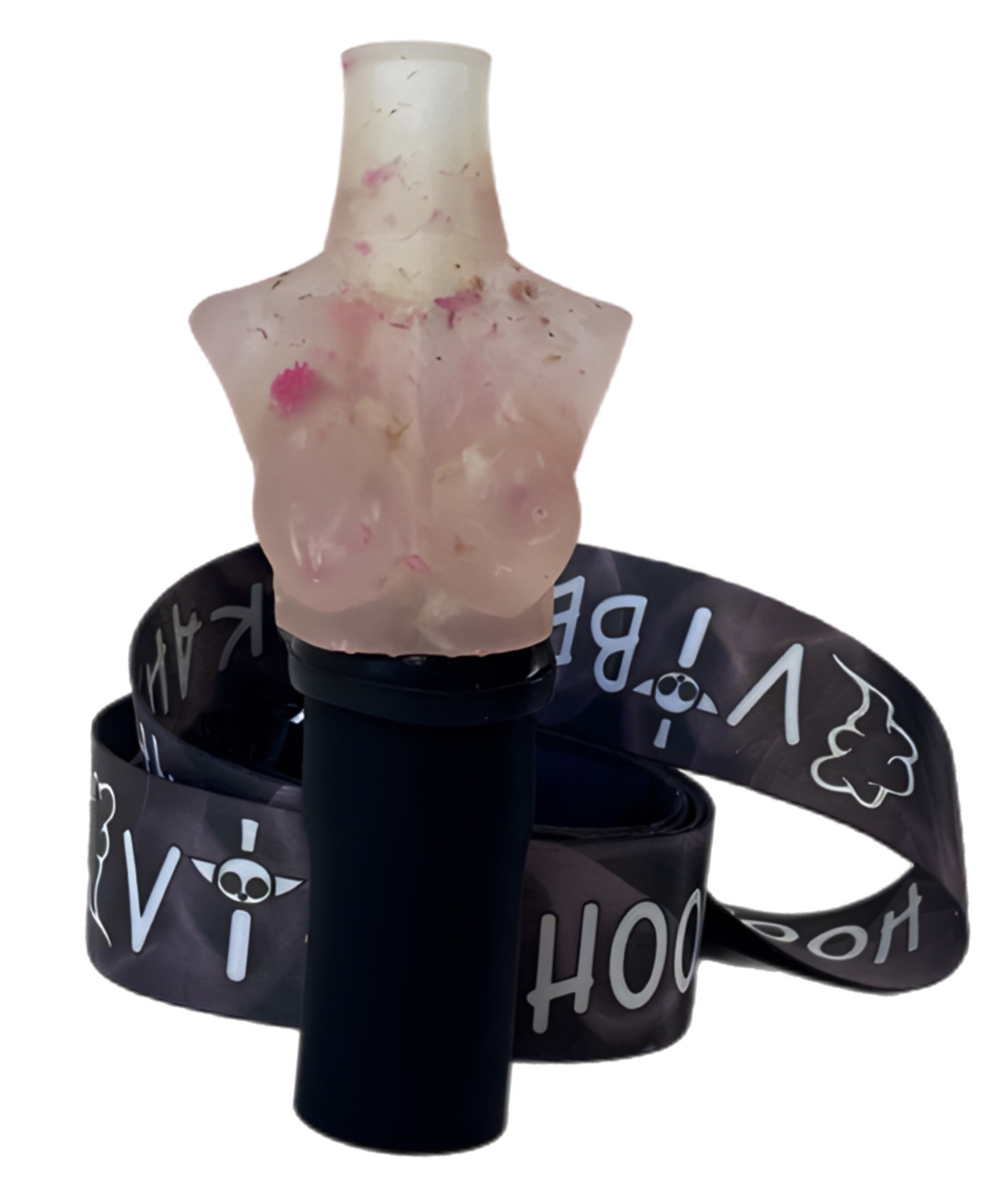 Персональний Мундштук для Кальяну Vibe Hookah Flower Tit`s  Рожевий