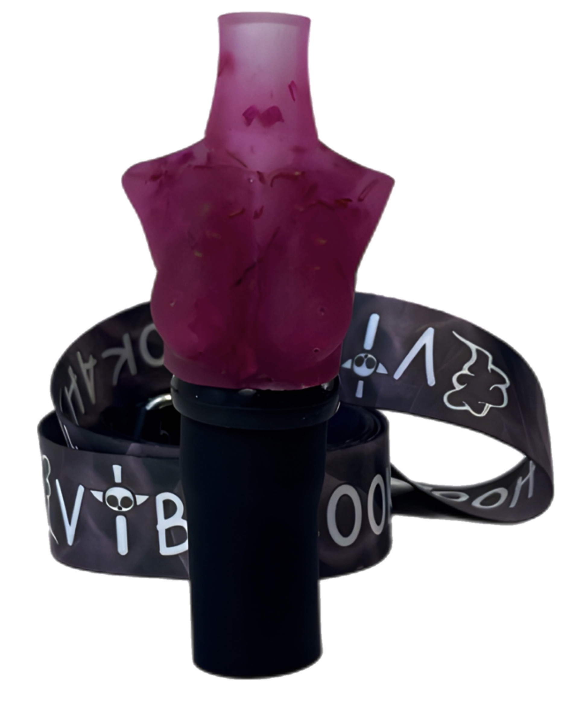 Персональний Мундштук для Кальяну Vibe Hookah Flower Tit`s  Бордовий