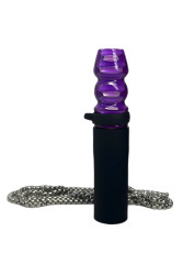 Персональный Мундштук для Кальяна Glow HoneyComb Purple
